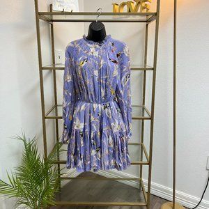 purple banana republic dress